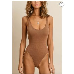 Dress Forum Orange Bodysuit